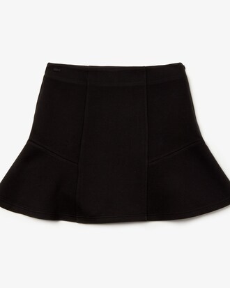 Women's Lacoste LIVE Basques Texturised Fleece Skater Skirt