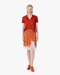 Runway Landscape Embroidery Tull Skirt