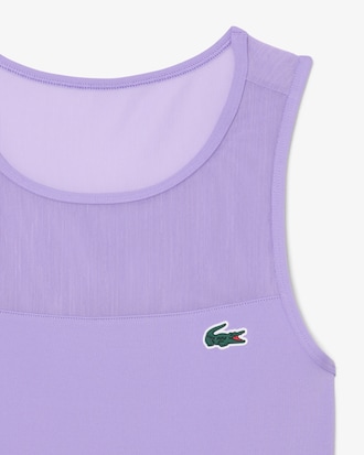 Dual Fabric Pleated Stretch Tennis Dress