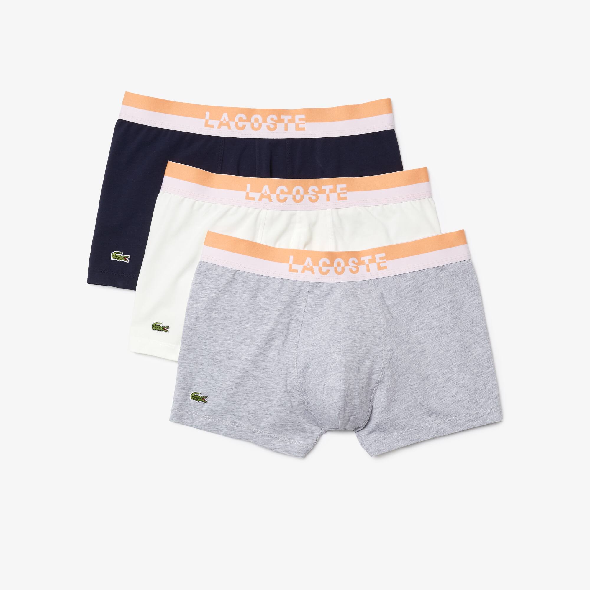 Pack Of 3 Casual Plain-Coloured Boxers 