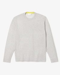 Men's Lacoste Motion Crew Neck Thermoregulating Knit Effect Sweater