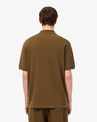 Loose Fit Heavy Piqu&eacute; Polo Shirt