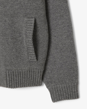 Merino Wool Jersey Bomber Jacket