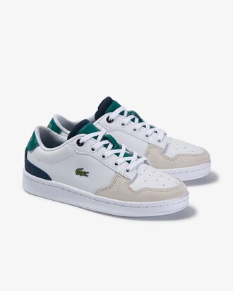 Children's Masters Cup Leather and Suede Trainers
