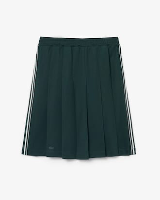 Pleated Interlock Piqu&eacute; Skirt