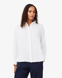Oversized Fluid Print Shirt
