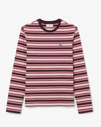 Long Sleeved Striped Jersey T-shirt