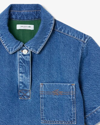Oversized Cotton Denim Dress
