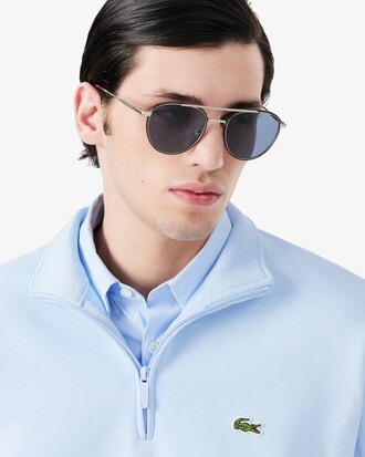 Fleece Zip Neck Sweatshirt