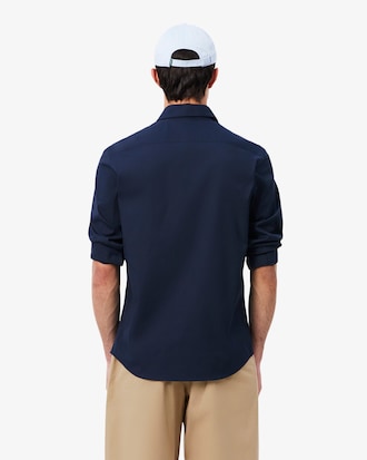Slim Fit Stretch Poplin Shirt