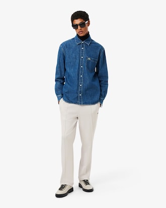 Trim Accent Piqu&eacute; Sweatpants