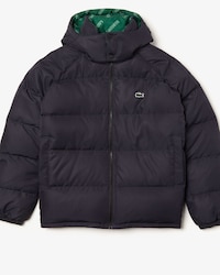 Men's Lacoste LIVE Print Lining Short Reversible Quilted Jacket