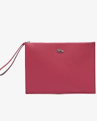 Anna Coated Piqu&eacute; Canvas Pouch