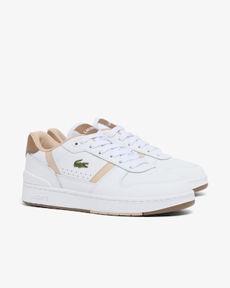 Women's T-Clip Set Leather Sneakers