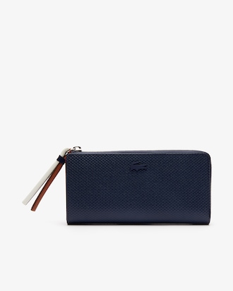 Women's Chantaco N&oelig;ud Piqu&eacute; Leather Zip Wallet