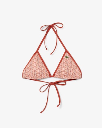Printed Jersey Swim Top