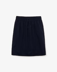 Women's Elasticised Waistband Piqu&eacute; Mid-Length Skirt