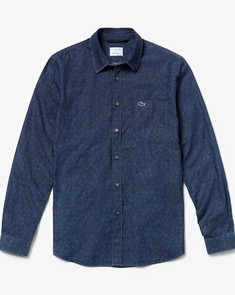 Men's Keith Haring Print Slim Fit Cotton Shirt