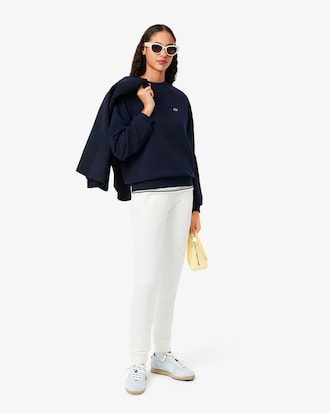Relaxed Fit Fleece Crew Neck Sweatshirt