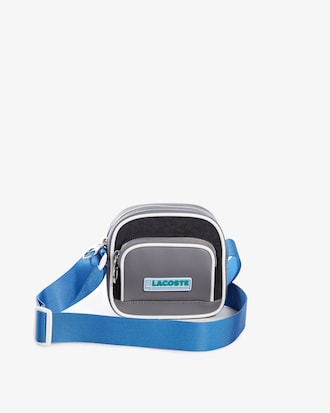 Unisex LCST Badge Colourblock Zip Shoulder Bag