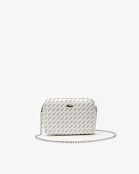 Women's Lacoste LIVE Coated Print Canvas Shoulder Bag