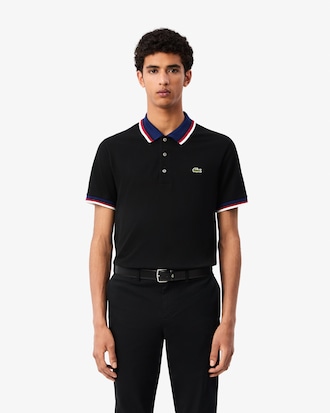 Regular Fit Stretch Piqué Polo Shirt