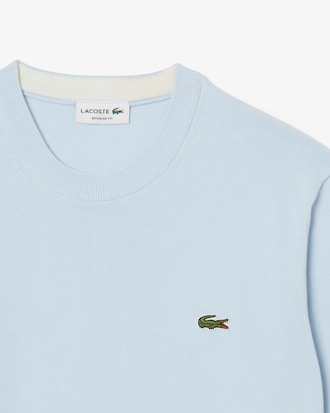 Monochrome Crew Neck Cotton Sweater