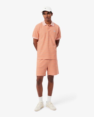 Regular Fit Striped Cotton Shorts