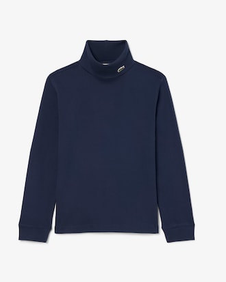 Cotton Roll Neck T-shirt