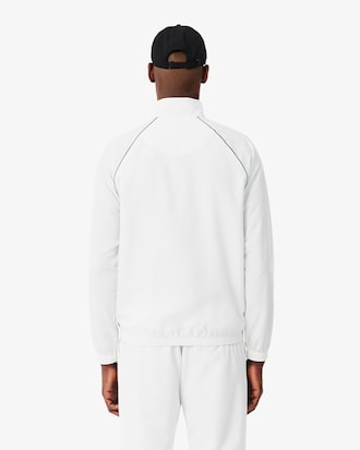 Sport Water-Repellent Trim Accent Track Jacket