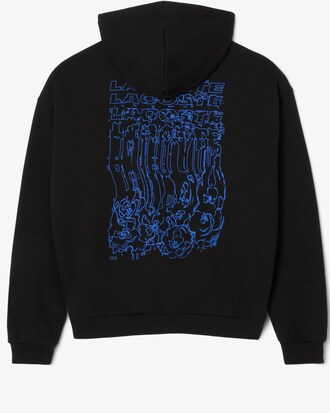 Loose Fit Print Hoodie