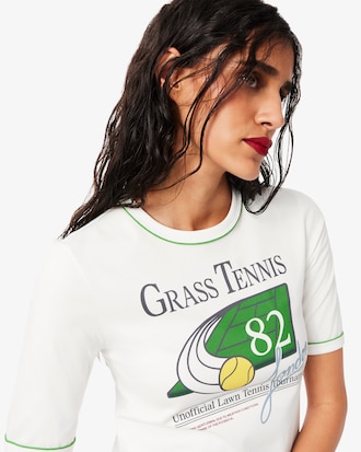 Runway Tennis Print T-shirt