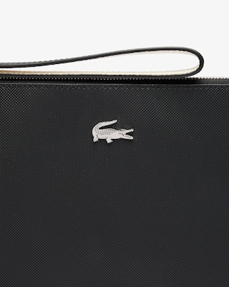 Anna Coated Piqu&eacute; Canvas Pouch