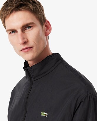 Water-Repellent Hooded Track Jacket