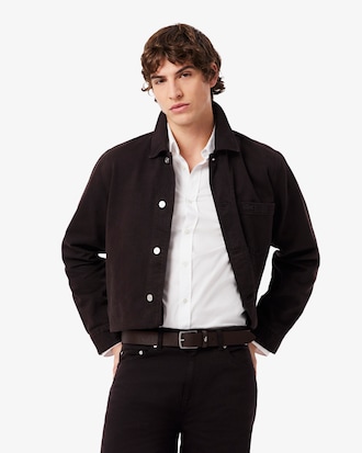 Grained Leather Belt