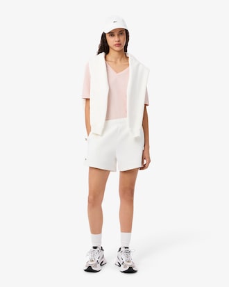 Relaxed Fit Soft Cotton V Neck T-shirt