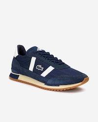 Men&rsquo;s Partner Retro Textile and Suede Trainers