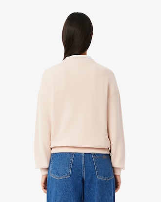 Moss Stitch Cotton Sweater
