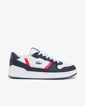 Men's T-Clip Set Leather Sneakers