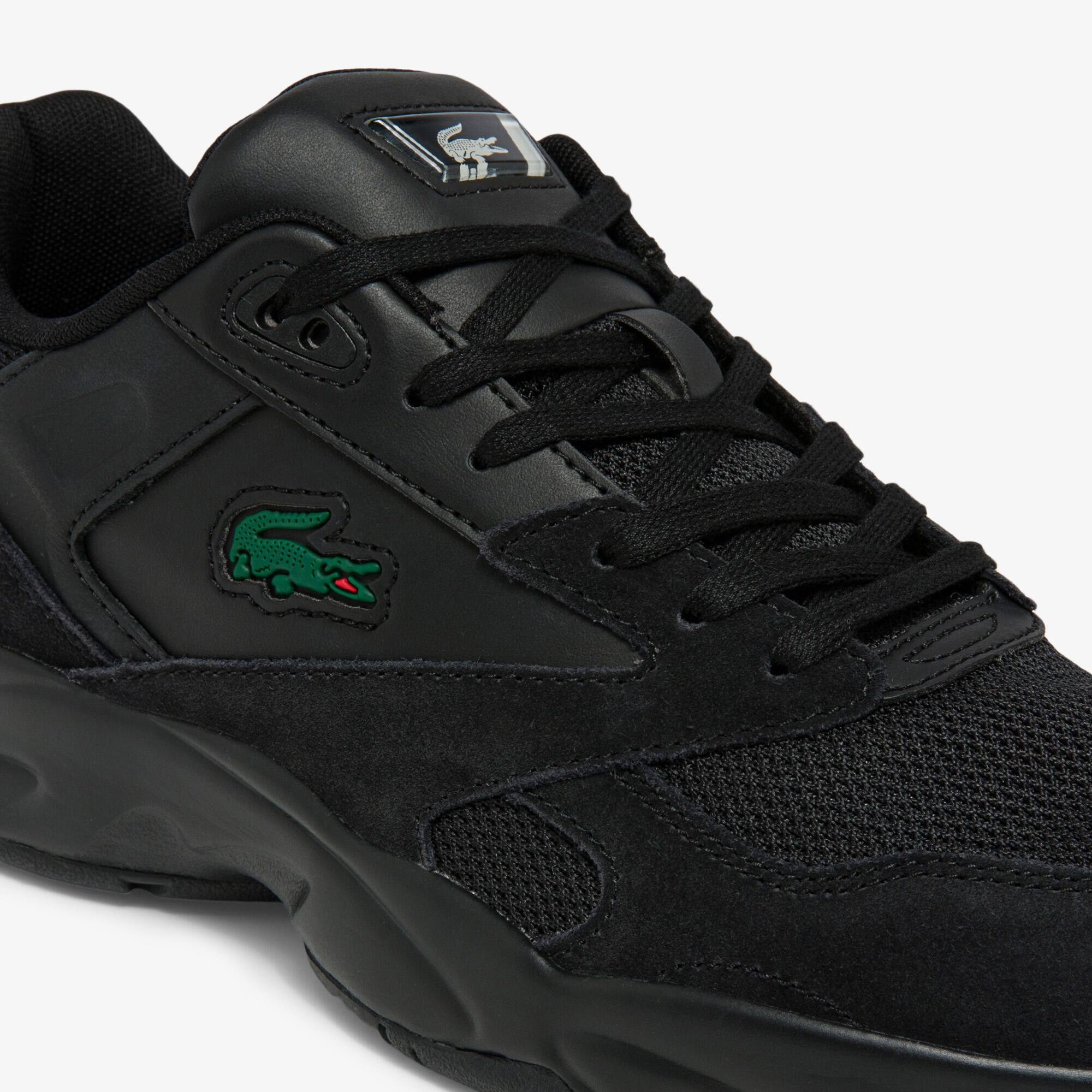Men's Storm 96 LO Mesh and Leather Trainers | LACOSTE