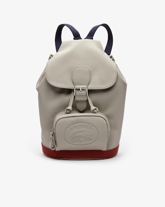 Women's Classic Petit Piqu&eacute; Coated Canvas Backpack