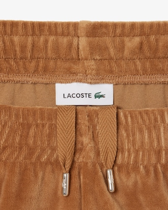 Trim Accent Velour Sweatpants