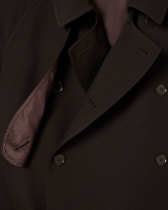 Runway Wool Trench Coat