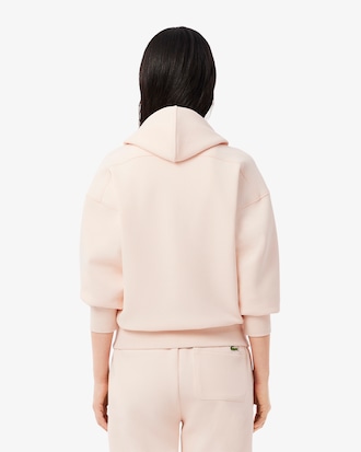 Zip-Up Piqu&eacute; Hoodie