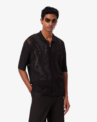 Lacy Knit Crocodile Shirt