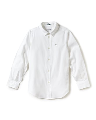 Kids' shirt in Oxford cotton knit