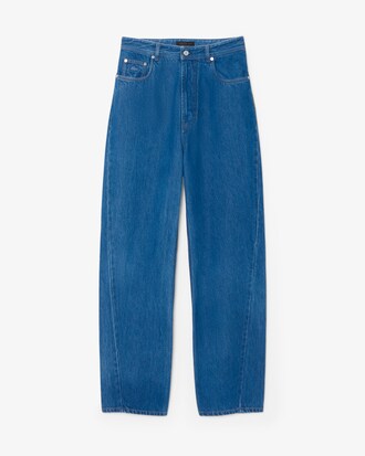 Runway Wide Fit Denim Barrel Leg Jeans
