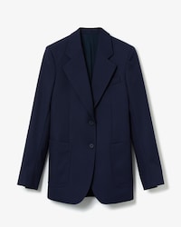 Women's Fashion Show Solid Wool Blend Blazer
