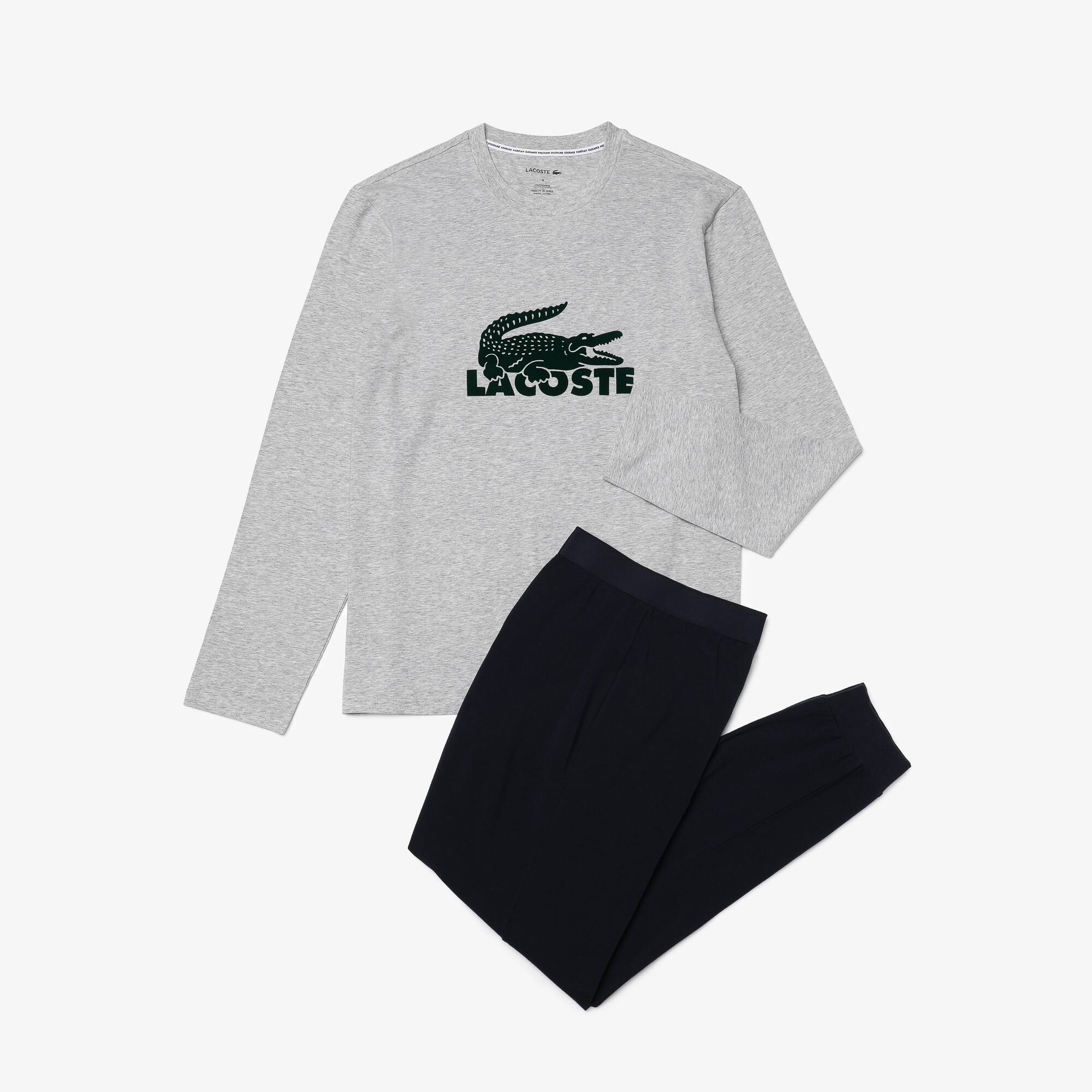lacoste pyjama set