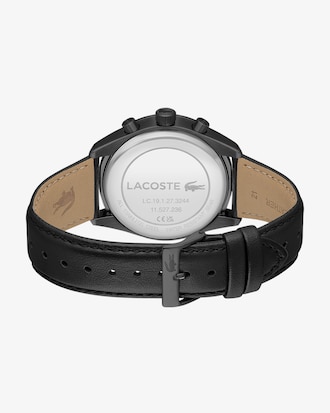 Boston Leather Chronograph Watch